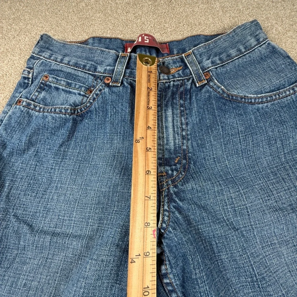Levis 550 Relaxed Fit Boys Jeans Size 16 Reg Blue Denim Medium Wash 550-0216